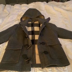 Mens Burberry pea coat size xxl